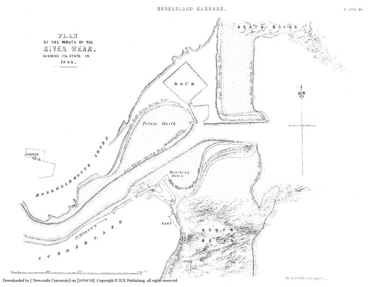 River Wear Plan 1846